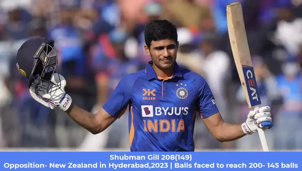 200 runs in One Day Internationals, 200 runs in One Day Internationals By indian Player, 200 runs odi record