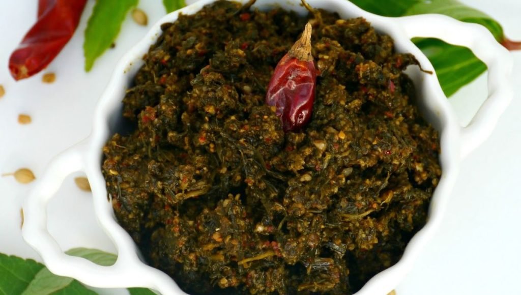 Gongura Pachadi (Sorrel Leaves Chutney)