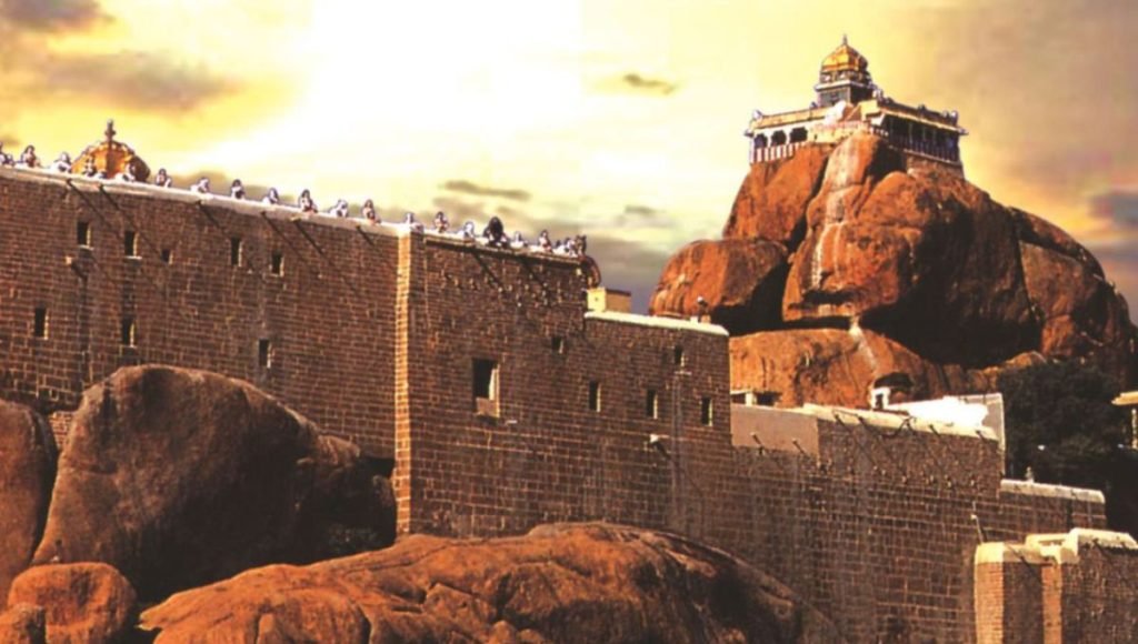 Rockfort Ucchi Pillayar Koil Temple Tamil Nadu